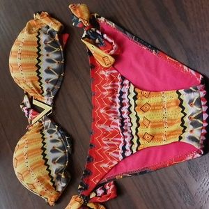 2 piece bathing suit.